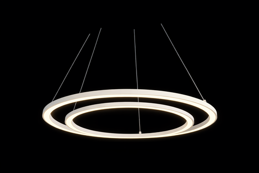Suspension LED SATURNE DUO SLIM – L’anneau lumineux architectural