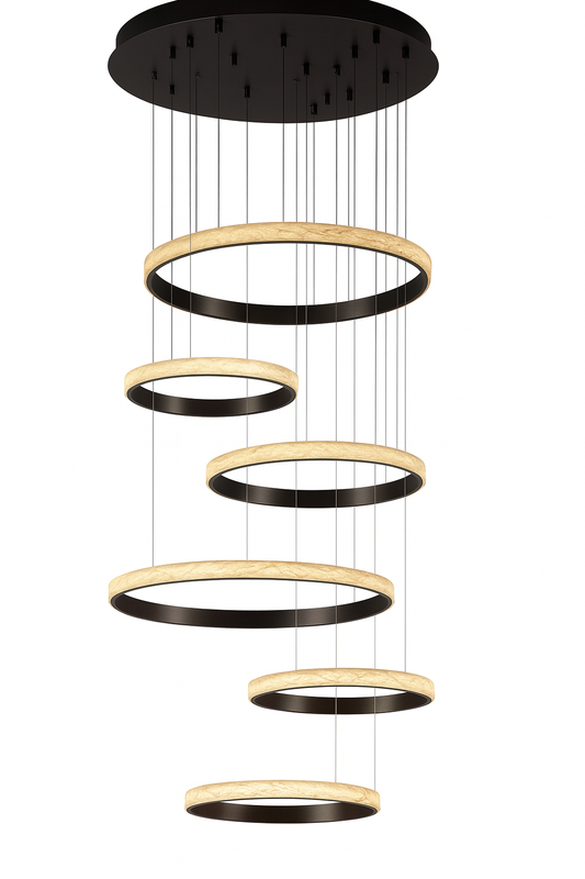 Grande suspension en Albâtre – La lumière flottante qui sublime votre espace