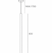 Suspension ALIA 24 – 8W, uspension LED architecturale