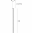 Suspension ALIA 25 – 8W, Suspension LED architecturale
