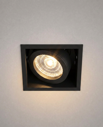GU10 Luminaires - GU10 PRIME 0091 - Mr16 GU10 square recessed housing for LED - IP20