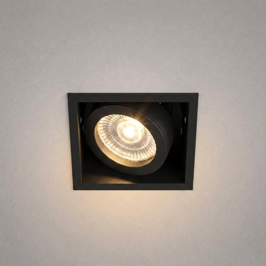 Luminaires GU10 - GU10 PRIME 0091 - Boîtier encastré carré Mr16 GU10 pour LED - IP20