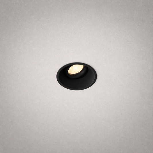 Luminaires GU10 - GU10 PRIME 0106 - Support carré/rond pour spot encastré orientable MR16 GU10 pour bureaux et hôtels - IP20