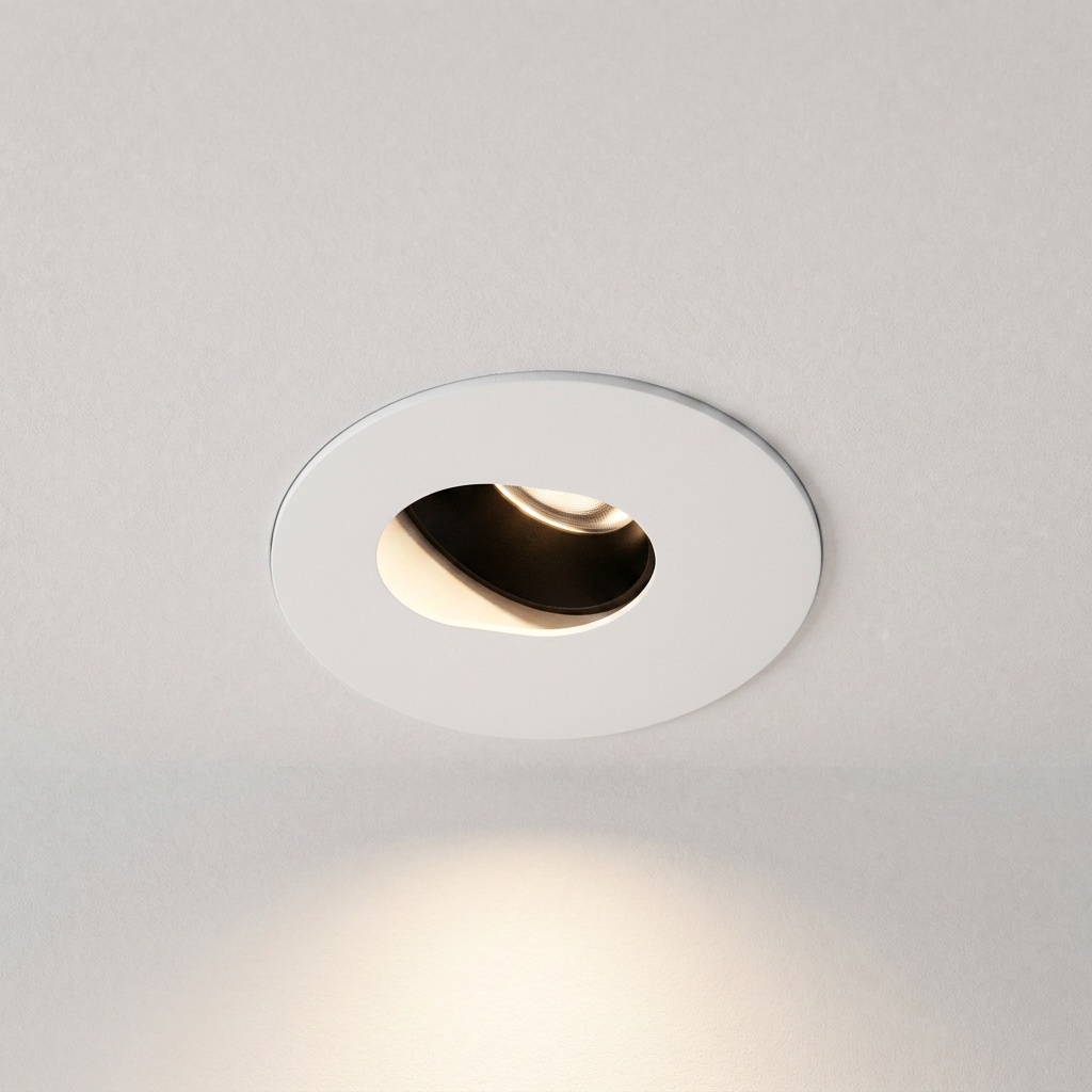 Luminaires GU10 - GU10 PRIME 0115 - Corps rond réglable pour intérieur, modèle MR16, cadre GU10 en aluminium - IP20