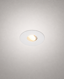 Luminaires GU10 - GU10 PRIME 0116 - Corps rond réglable pour intérieur, modèle MR16, cadre GU10 en aluminium - IP20