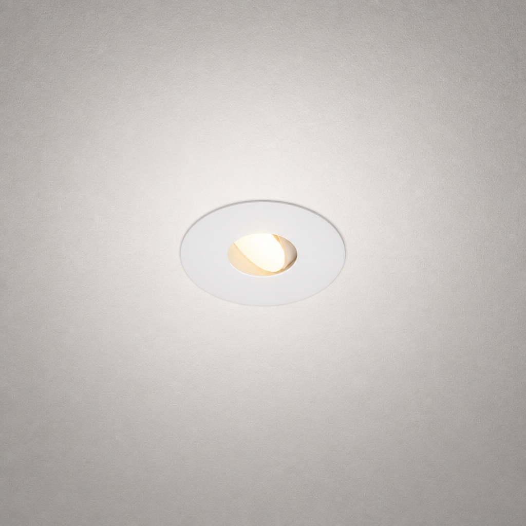 Luminaires GU10 - GU10 PRIME 0116 - Corps rond réglable pour intérieur, modèle MR16, cadre GU10 en aluminium - IP20