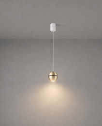 Suspensions - ZOOM PRIME 0058 - Lustre suspendu sphérique à hauteur réglable - IP20