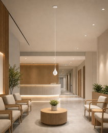 Pendant Lights - ZOOM PRIME 0068 - Recessed Drop-Shaped Pendant Light for Restaurant Decoration - IP20 - 7W