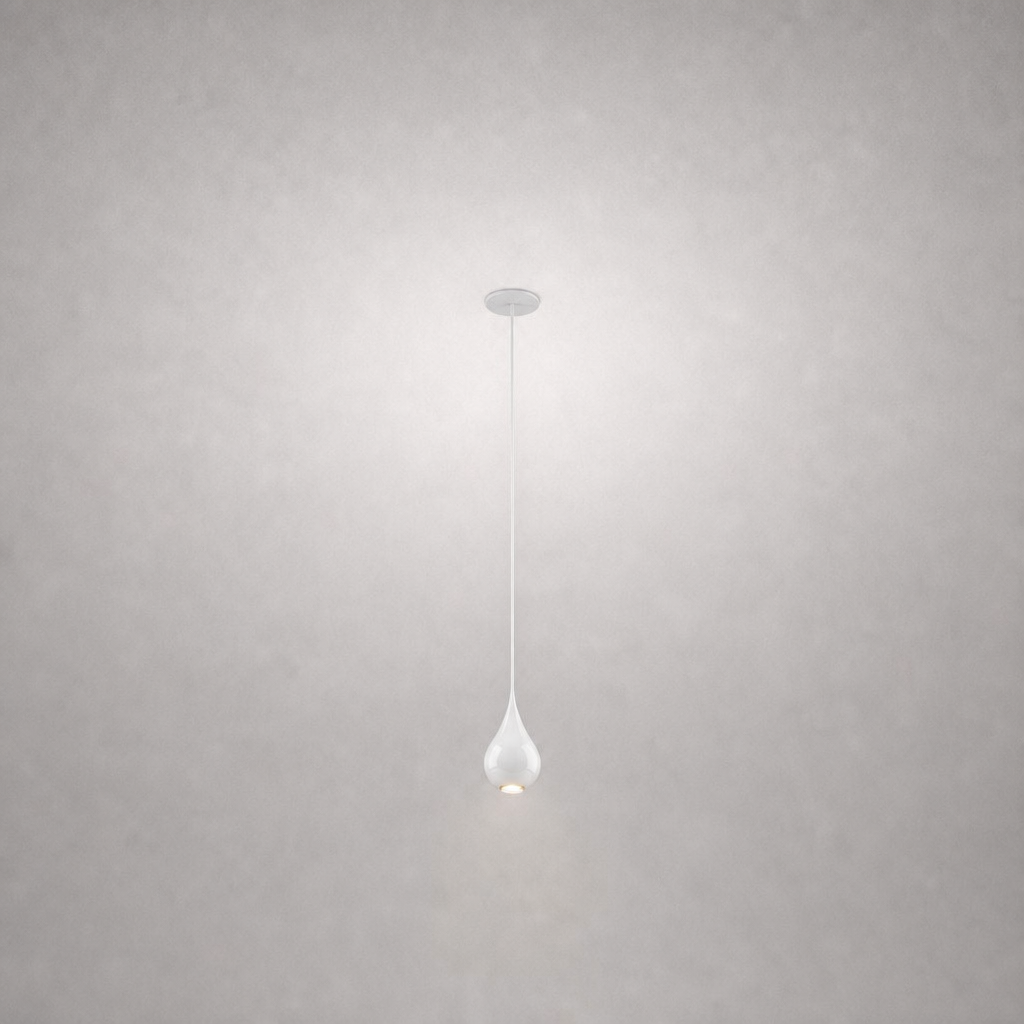 Pendant Lights - ZOOM PRIME 0068 - Recessed Drop-Shaped Pendant Light for Restaurant Decoration - IP20 - 7W