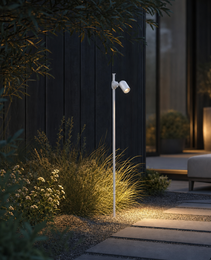Projectors sur Piquet - SPIKE PRIME 0122 - Lampes à piquet noires pour lampadaires - IP65