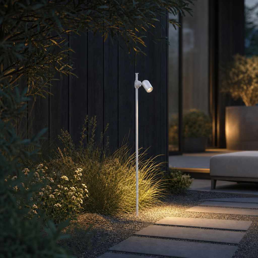 Projectors sur Piquet - SPIKE PRIME 0122 - Lampes à piquet noires pour lampadaires - IP65