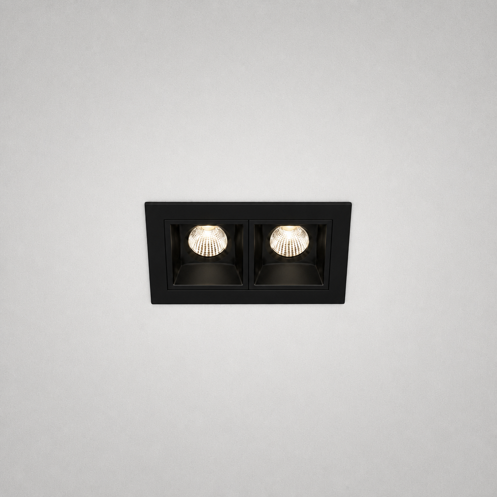 Spot Encastrés de Plafond - BET PRIME 0059 - Spot encastré carré double 13W - IP20