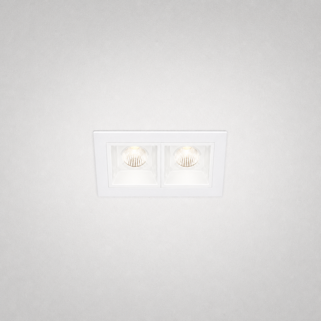 Spot Encastrés de Plafond - BET PRIME 0059 - Spot encastré carré double 13W - IP20