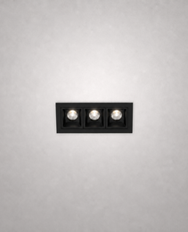 Spot Encastrés de Plafond - BET PRIME 0060 - Spot encastré carré à trois têtes - IP20 - 56W