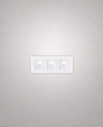 Spot Encastrés de Plafond - BET PRIME 0060 - Spot encastré carré à trois têtes - IP20 - 56W