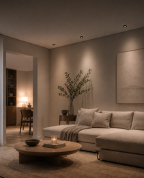 Spot Encastrés de Plafond - ALFA PRIME 0755 - Spot encastré à intensité variable, température de couleur chaude de 1800K à 3000K - IP20 - 7W