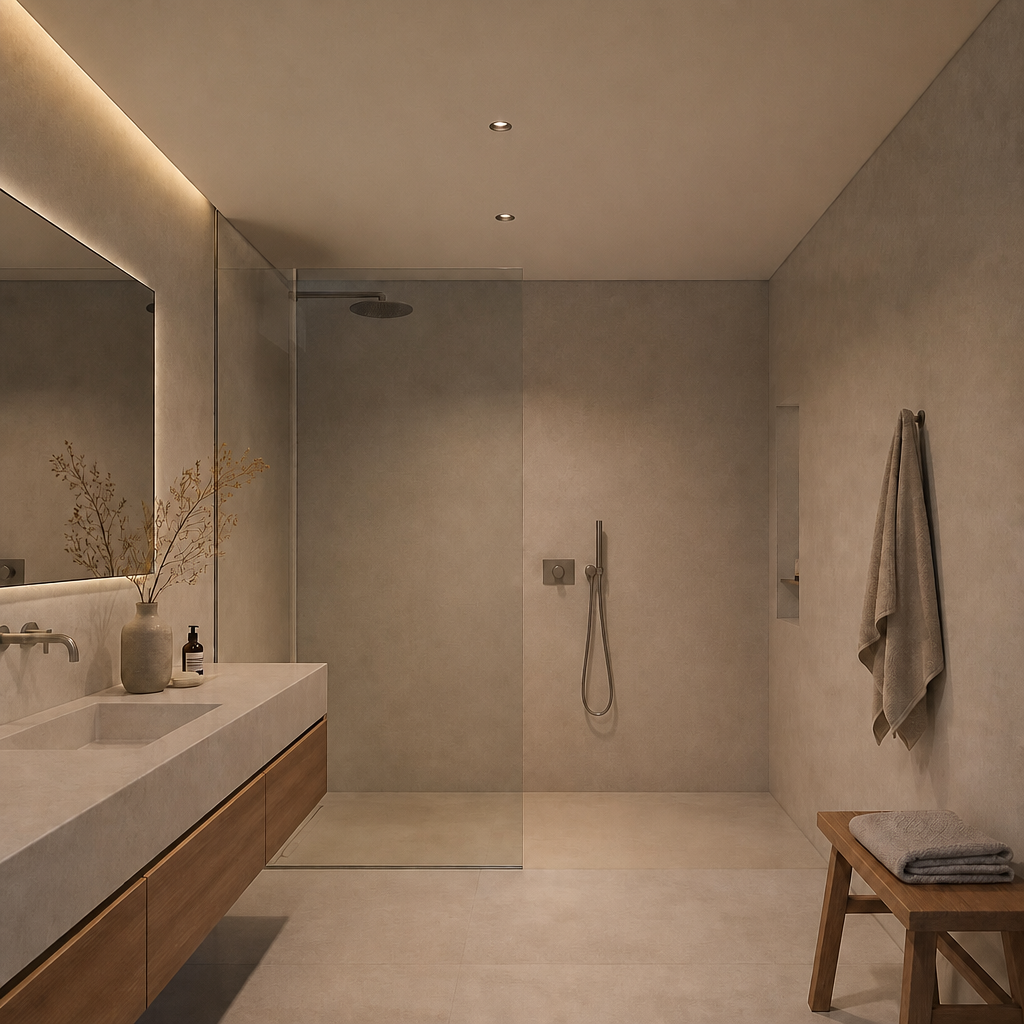 Spot Encastrés de Plafond - MOON PRIME 1120 - Spot encastré sans cadre IP54 pour salle de bain - 10W