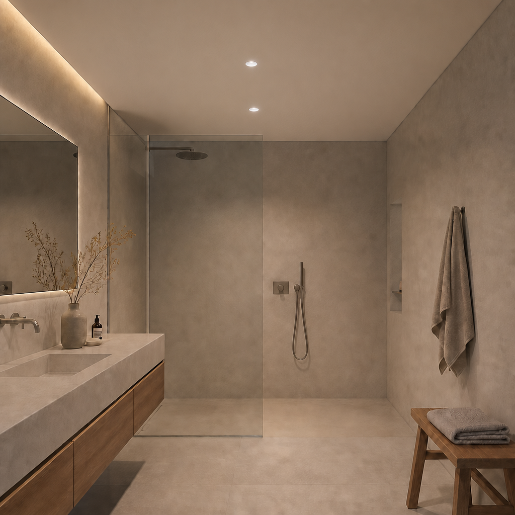 Spot Encastrés de Plafond - MOON PRIME 1120 - Spot encastré sans cadre IP54 pour salle de bain - 10W