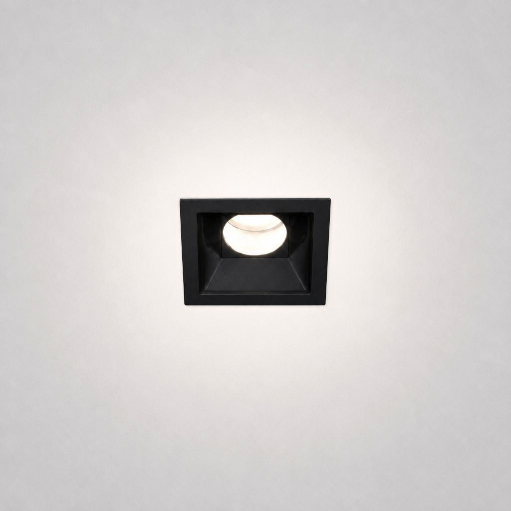 Recessed Ceiling Spotlights - MAXI PRIME 1326 - 7W square adjustable recessed luminaire for indoor use - IP20 - 7W