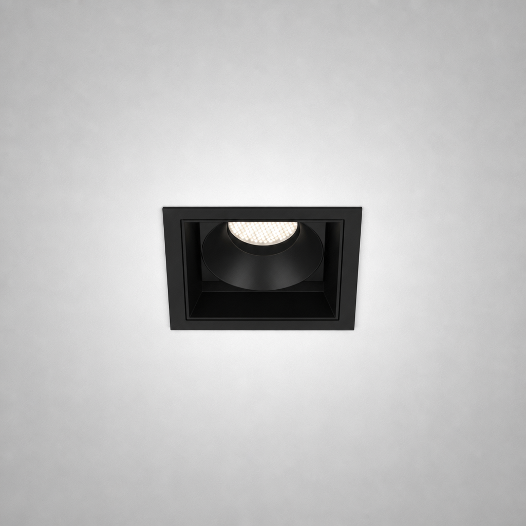 Spot Encastrés de Plafond - MAXI PRIME 1330 - Plafonnier encastré chromé 18W - IP20