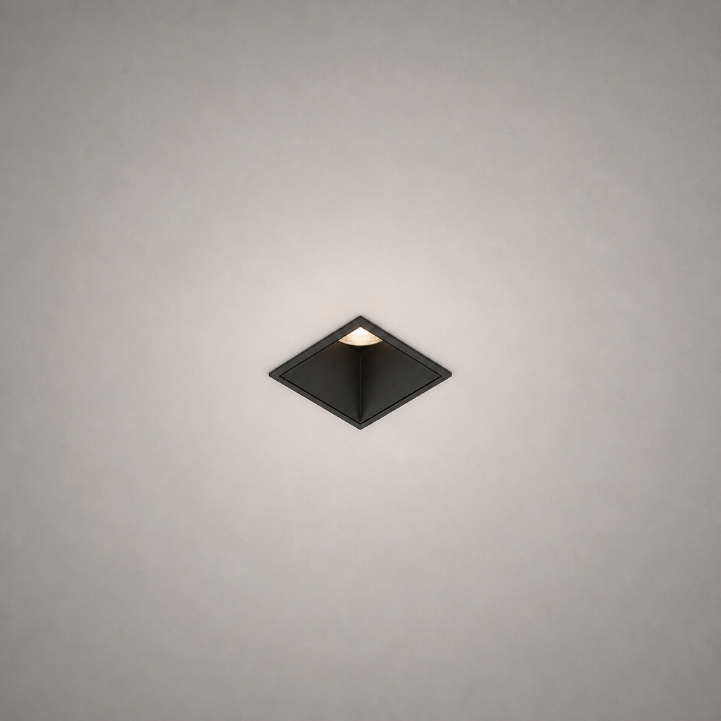 Recessed Ceiling Spotlights - ECO PRIME 1434 - IP65 Square Recessed Spotlights - 5W