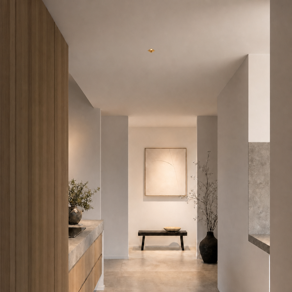 Recessed Ceiling Spotlights - ECO PRIME 1434 - IP65 Square Recessed Spotlights - 5W