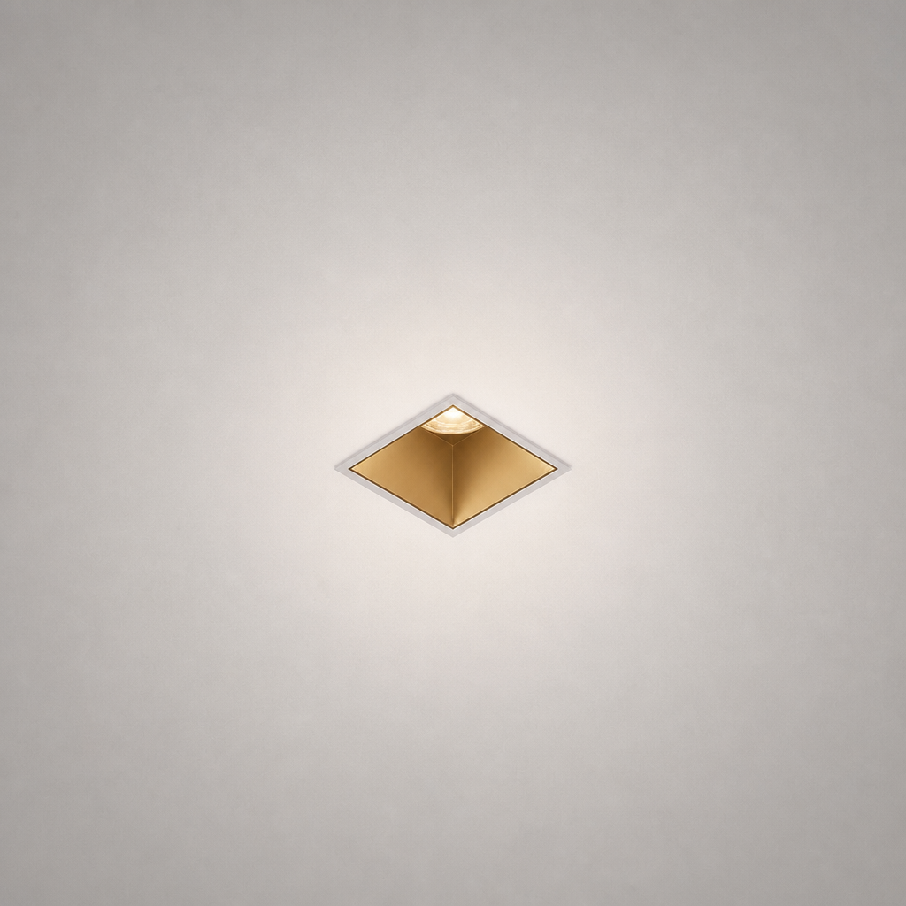 Recessed Ceiling Spotlights - ECO PRIME 1434 - IP65 Square Recessed Spotlights - 5W