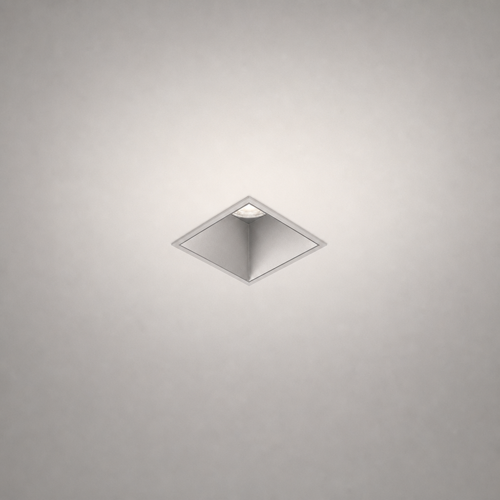 Recessed Ceiling Spotlights - ECO PRIME 1434 - IP65 Square Recessed Spotlights - 5W