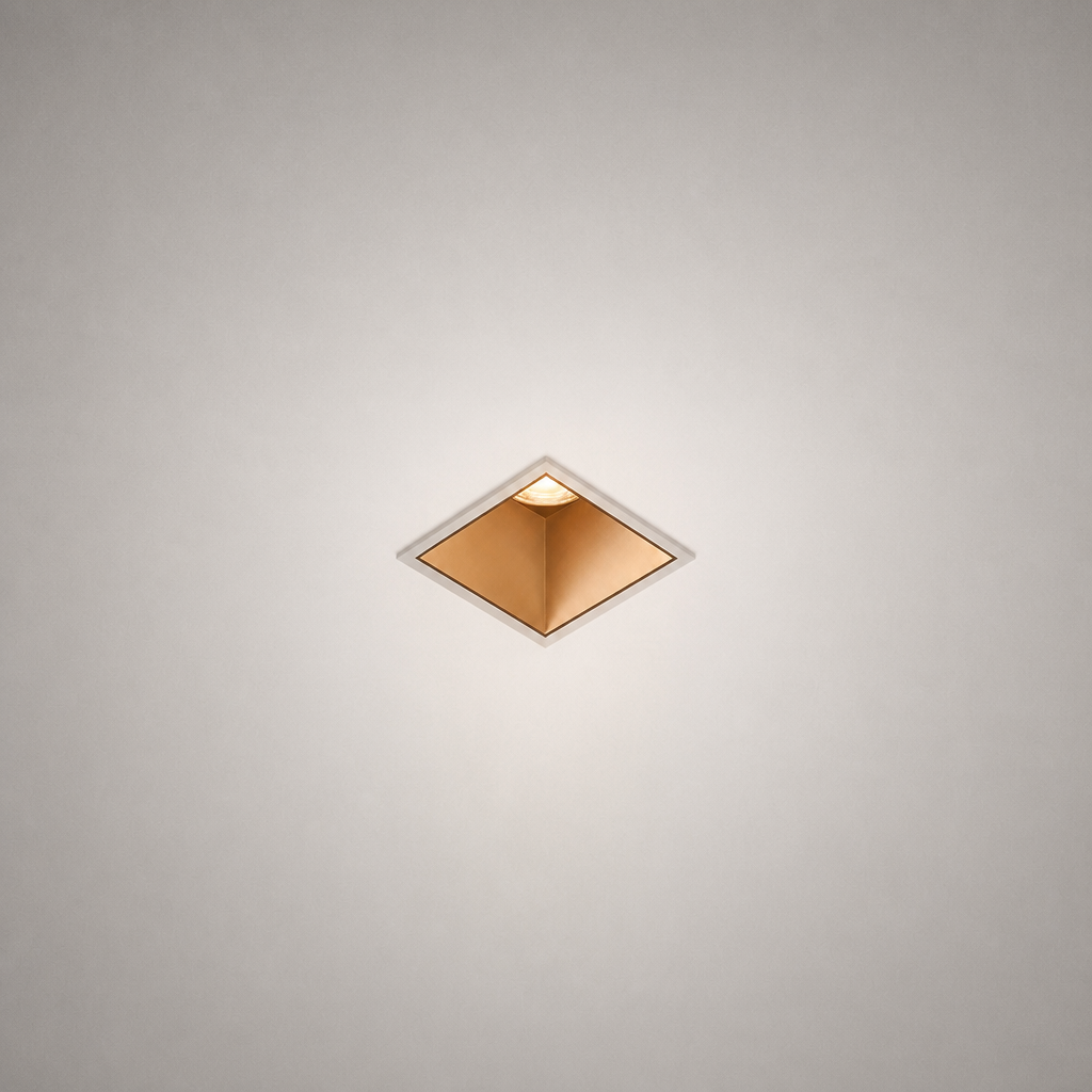 Recessed Ceiling Spotlights - ECO PRIME 1434 - IP65 Square Recessed Spotlights - 5W