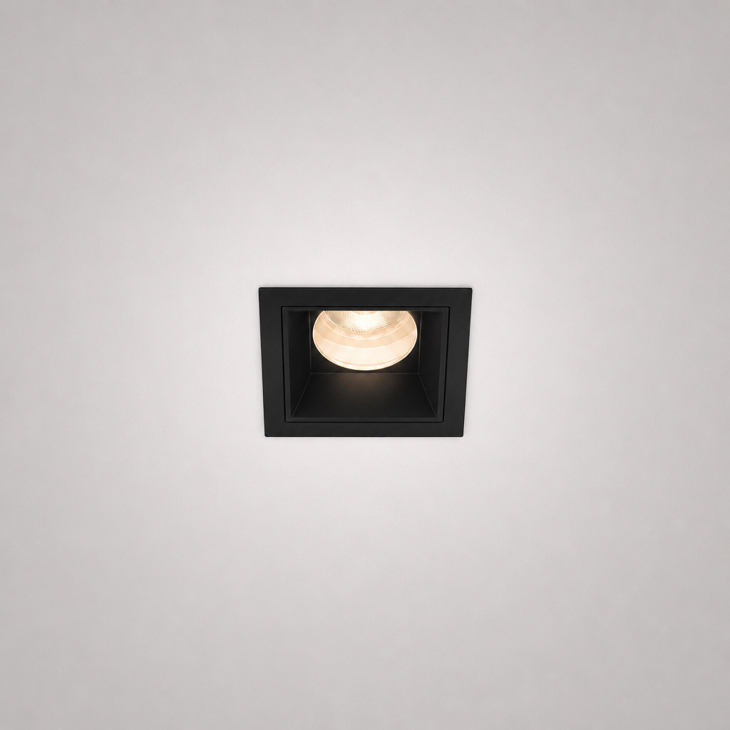 Spot Encastrés de Plafond - MAXI PRIME 1477 - Luminaire encastré carré orientable de 7 W pour intérieur - IP20 - 7W
