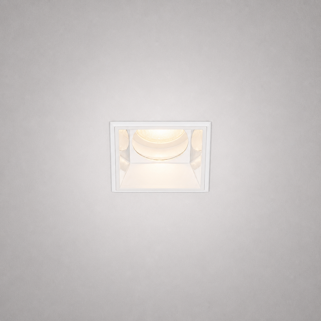 Spot Encastrés de Plafond - MAXI PRIME 1478 - Spot encastré carré orientable 7W pour intérieur - IP20