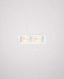 Recessed Ceiling Lights - ROBO PRIME 1559 - Double, adjustable, dimmable, LED recessed spotlight - IP20 - 3*5W