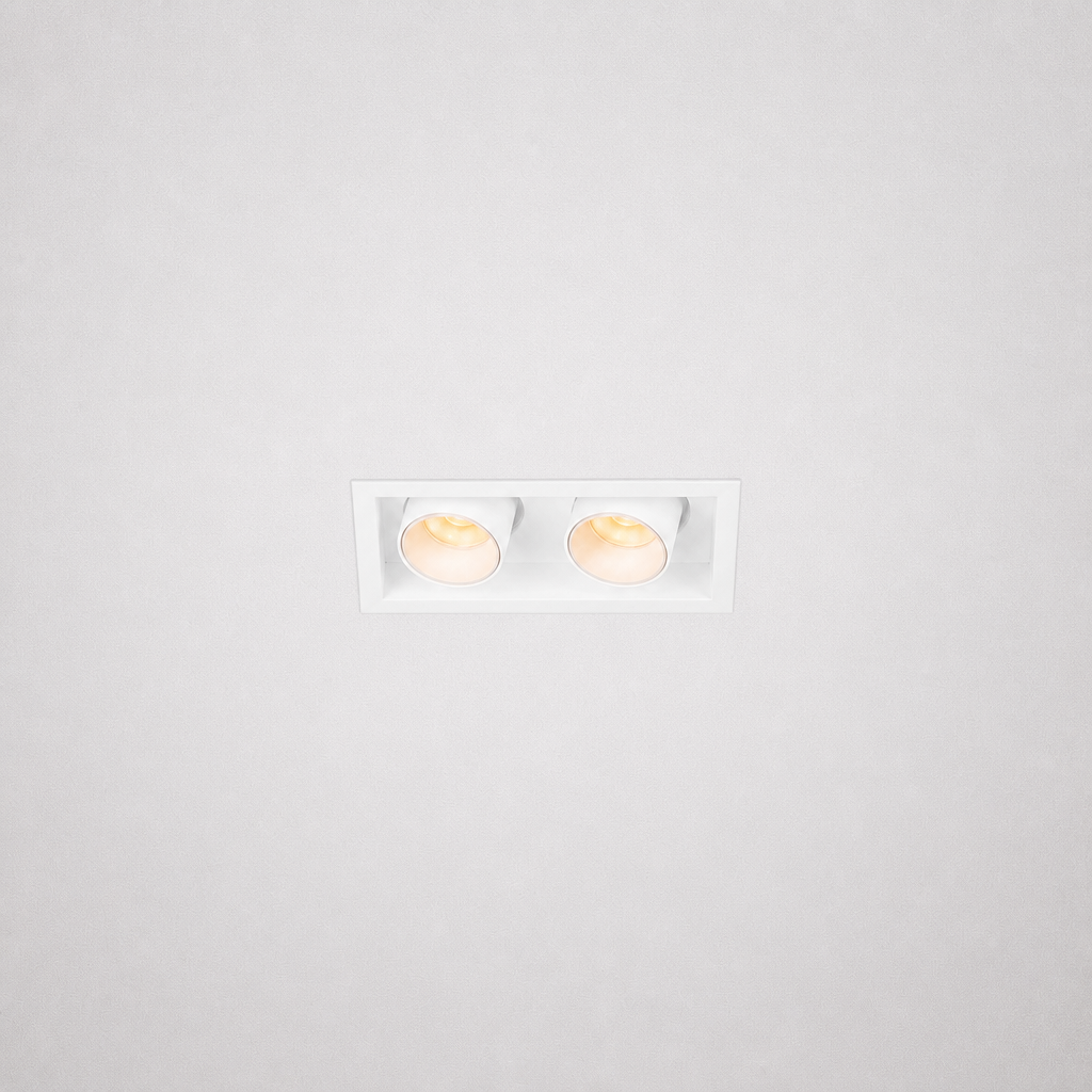 Recessed Ceiling Lights - ROBO PRIME 1559 - Double, adjustable, dimmable, LED recessed spotlight - IP20 - 3*5W