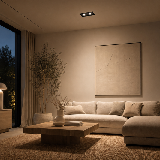 Spot Encastrés de Plafond - ROBO PRIME 1562 - Spot encastré carré à LED à intensité variable - IP20 - 3*7W