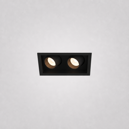 Spot Encastrés de Plafond - ROBO PRIME 1562 - Spot encastré carré à LED à intensité variable - IP20 - 3*7W