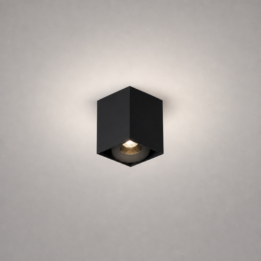 Luminaires en Saillie - ROLL PRIME 0151 - Plafonnier carré Spot orientable - IP20