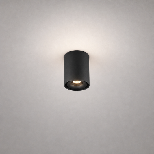 Luminaires en Saillie - ROLL PRIME 0155 - Plafonnier cylindrique avec projecteur orientable - IP20
