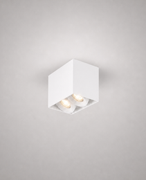Luminaires en Saillie - ROLL PRIME 0164 - Plafonnier carré Spot orientable - IP20