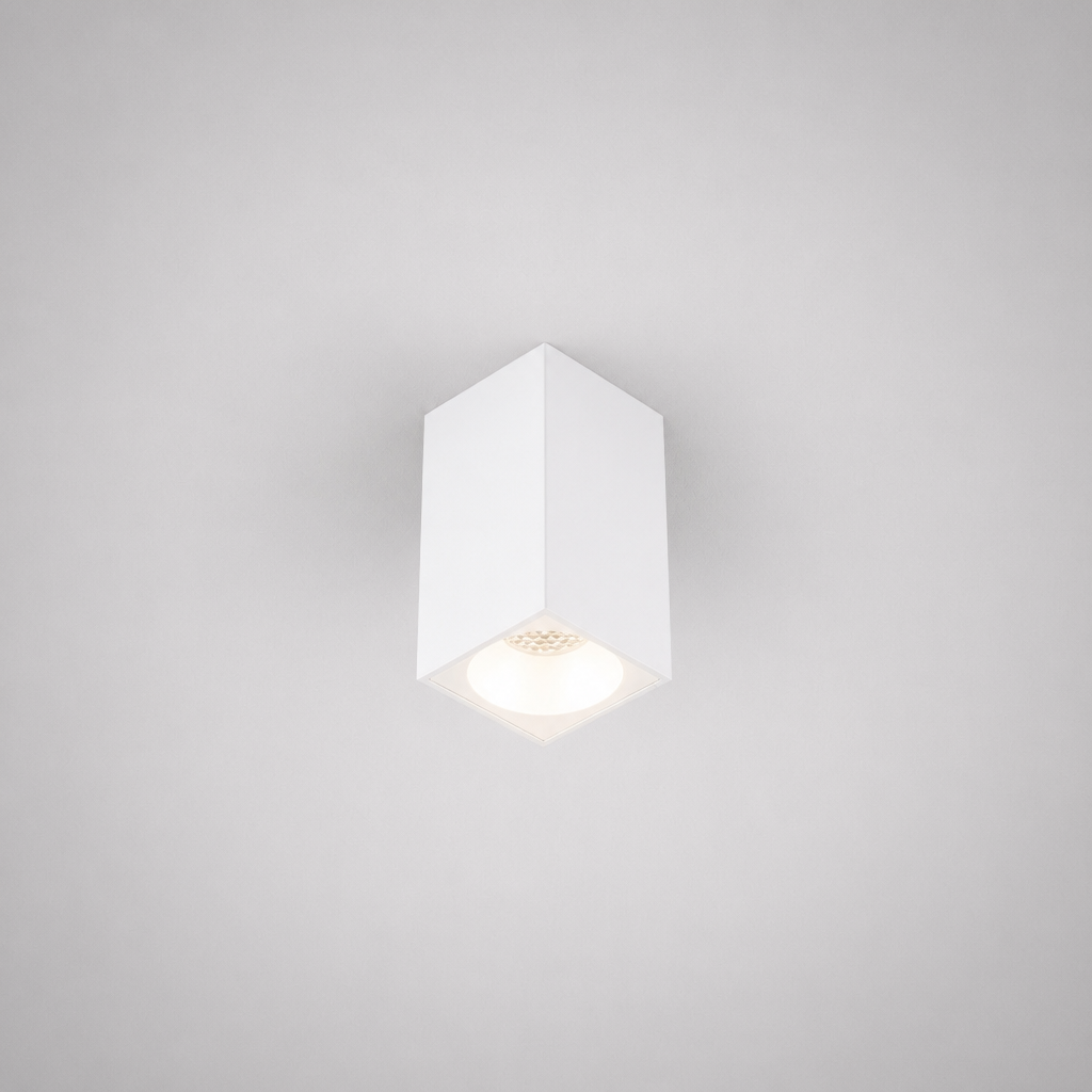 Luminaires en Saillie - ROLL PRIME 0212 - Spot encastré carré pour plafonnier - IP20