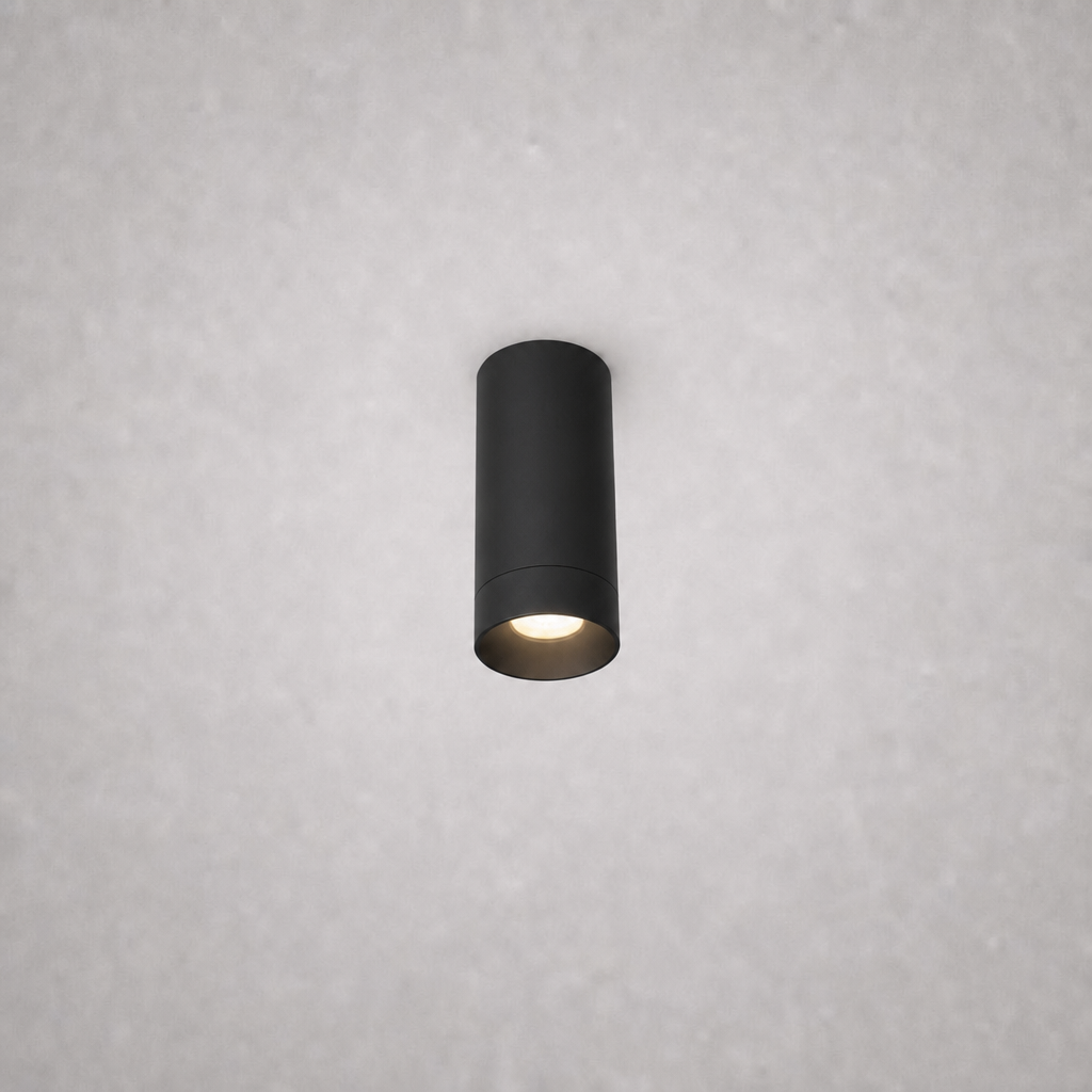 Luminaires en Saillie - ROLL PRIME 0273 - Spots encastrés cylindriques 7W noirs - IP65