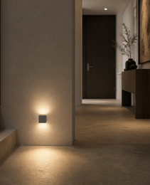 Balisages (Step Light) - STAR PRIME 1204 - Appliques d'escalier extérieures IP67, finition or anodisé
