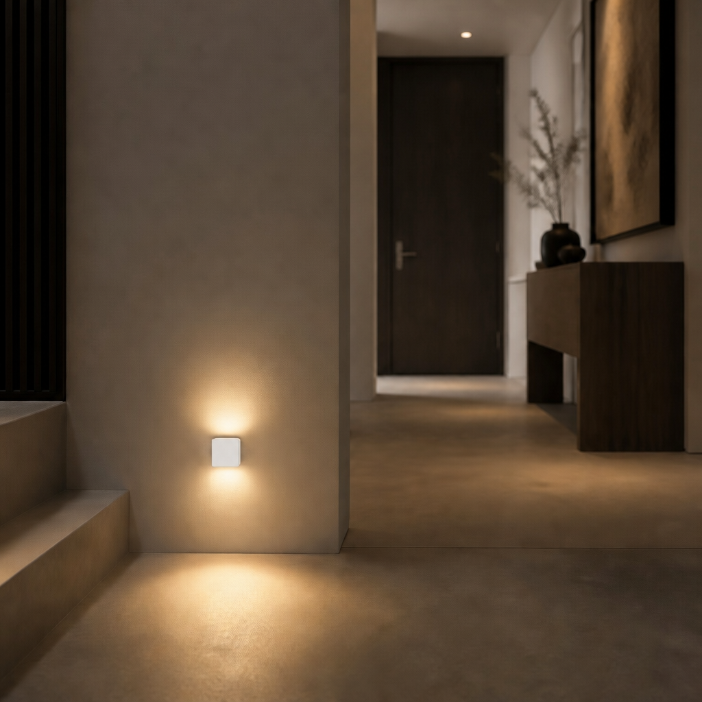 Balisages (Step Light) - STAR PRIME 1204 - Appliques d'escalier extérieures IP67, finition or anodisé