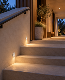 Step Lights - STAR PRIME 1216 - Recessed stair wall lights - IP65
