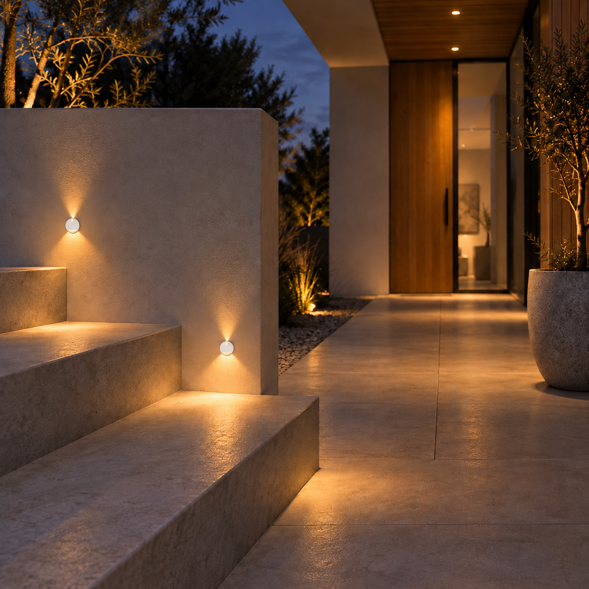 Balisages (Step Light) - STAR PRIME 1700 - Appliques encastrées pour escalier 1W/2W et appliques murales de jardin - IP67