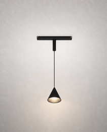 Éclairage sur Rails - TOUR PRIME 0203 - Lustre conique sur rail, suspension lumineuse - IP20