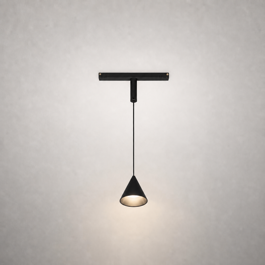 Éclairage sur Rails - TOUR PRIME 0203 - Lustre conique sur rail, suspension lumineuse - IP20