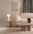 AURA — Lampe de chevet en albâtre naturel (200-260-360mm)