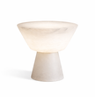 AURA — Lampe de chevet en albâtre naturel (200-260-360mm)