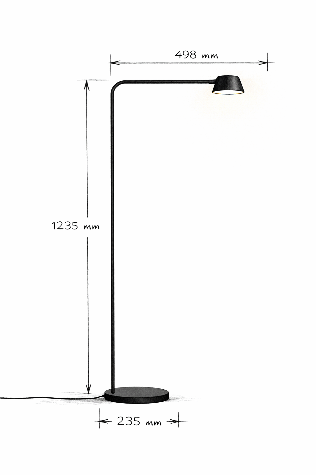 Lampe de Table BRUSHED Golden – Élégance Minimaliste, Lumière Sculptée