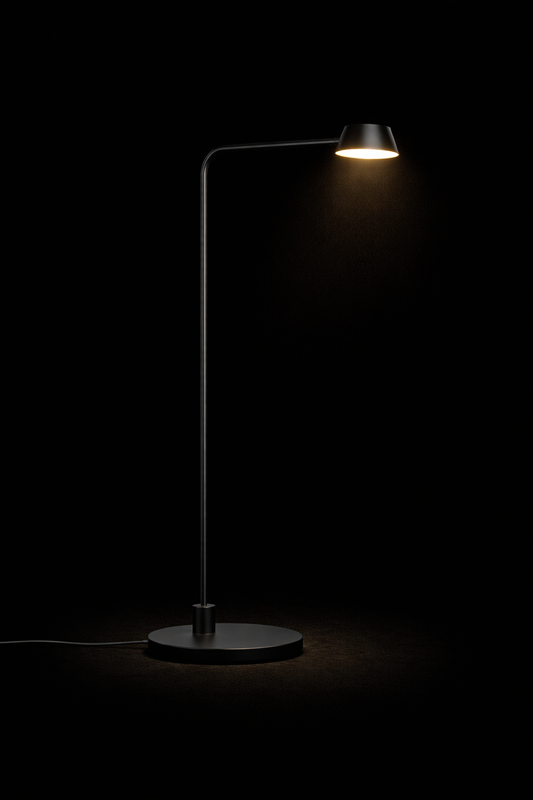 Lampe de Table BRUSHED Golden – Élégance Minimaliste, Lumière Sculptée